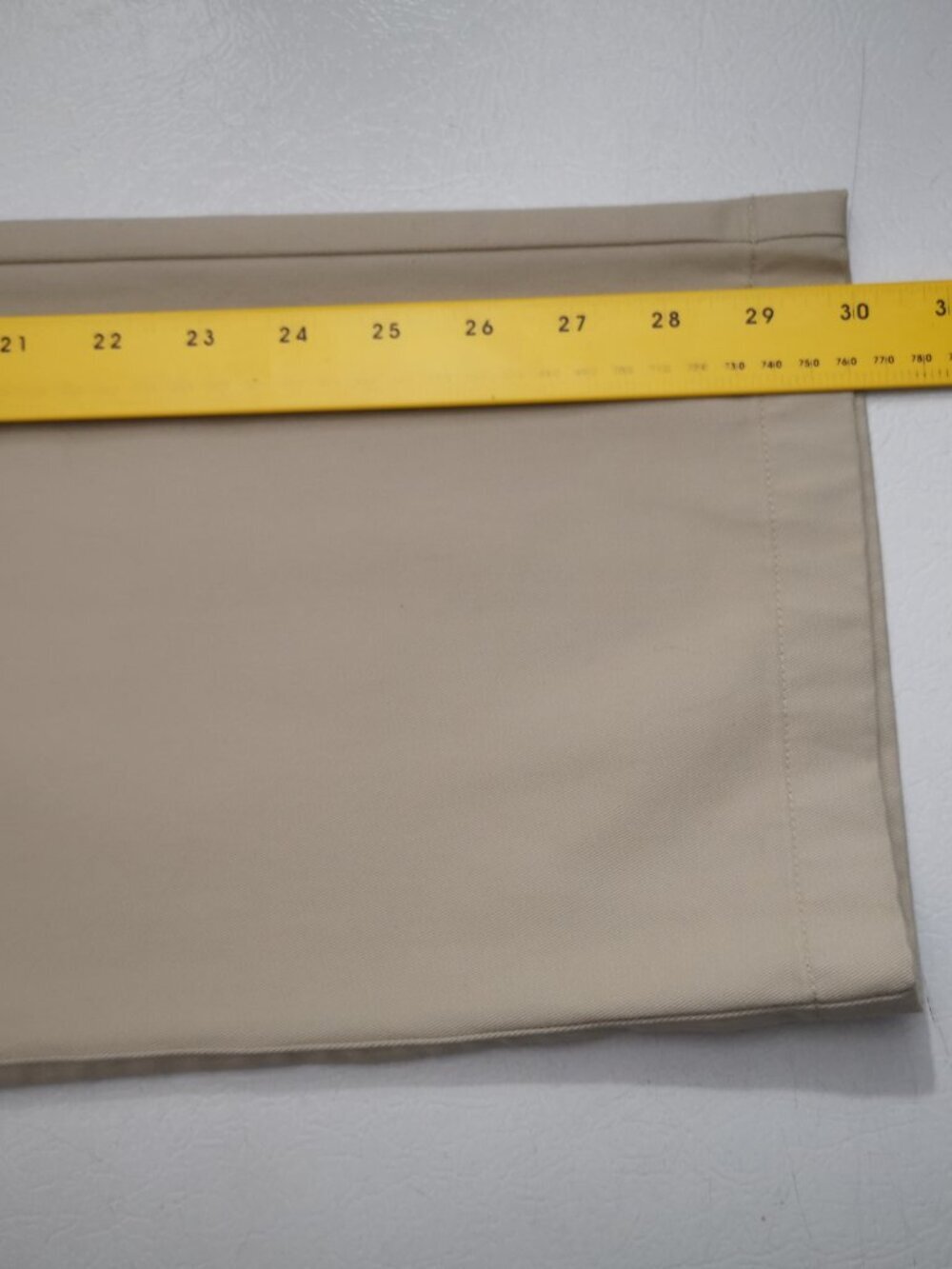 NWT L.L. Bean Classic Fit Ladies Size 12 Regular Light Tan Zipper & Button Pant - Picture 15 of 15